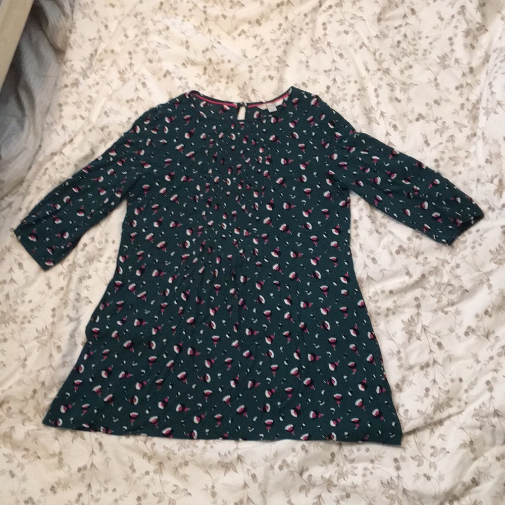 Women's Green Patterned Dress